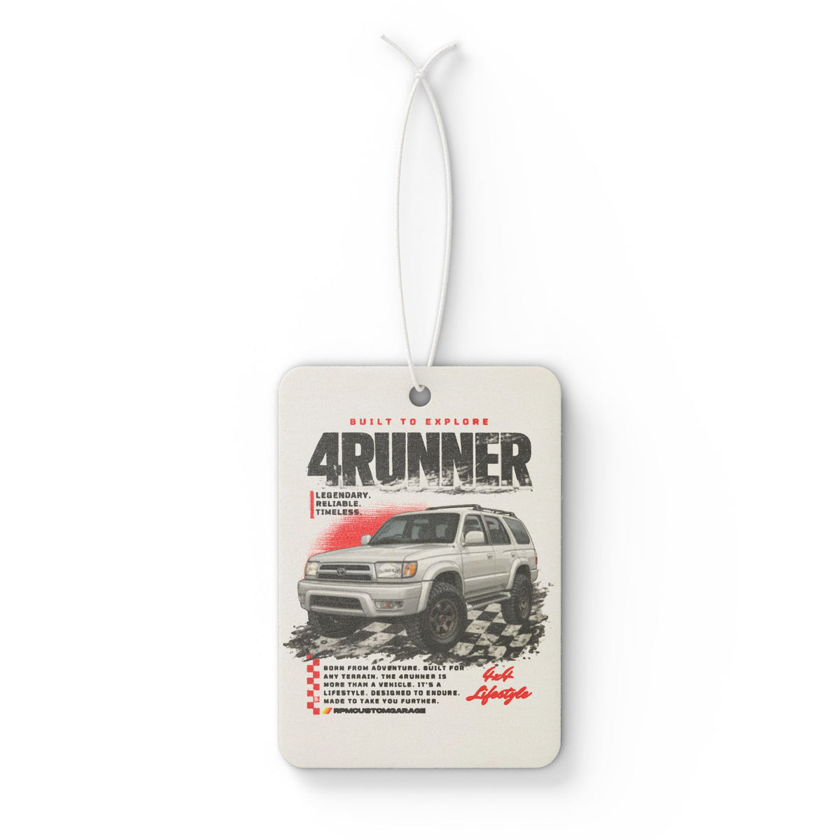 4Runner Car Air Freshener — Scent Tag