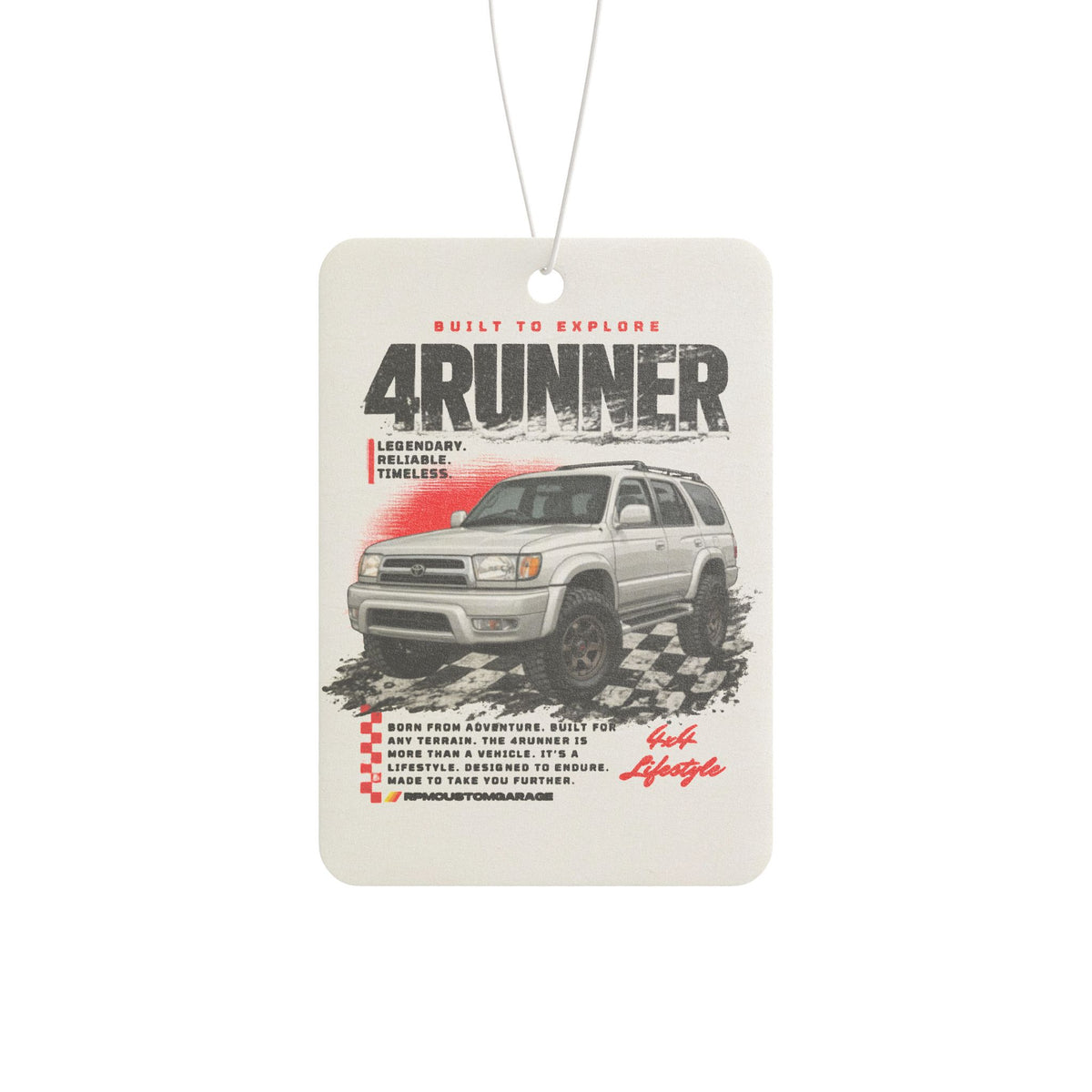 4Runner Car Air Freshener — Scent Tag